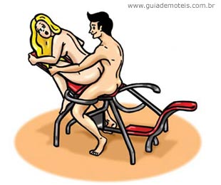 Posição cadeira erótica: mulher sentada
