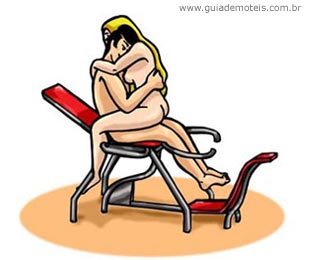 Posição cadeira erótica: abraço carinhoso